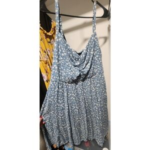 Torrid Blue Floral Midi Sundress